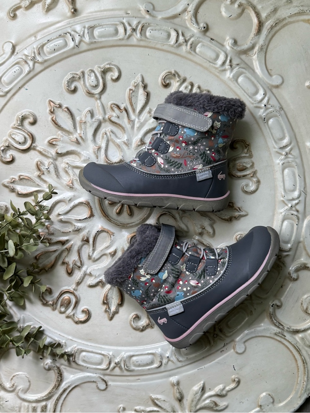 See Kai Run Abby II Waterproof Insulated Boots Toddler Girls' Size 12 Woodland - Picture 5 of 11